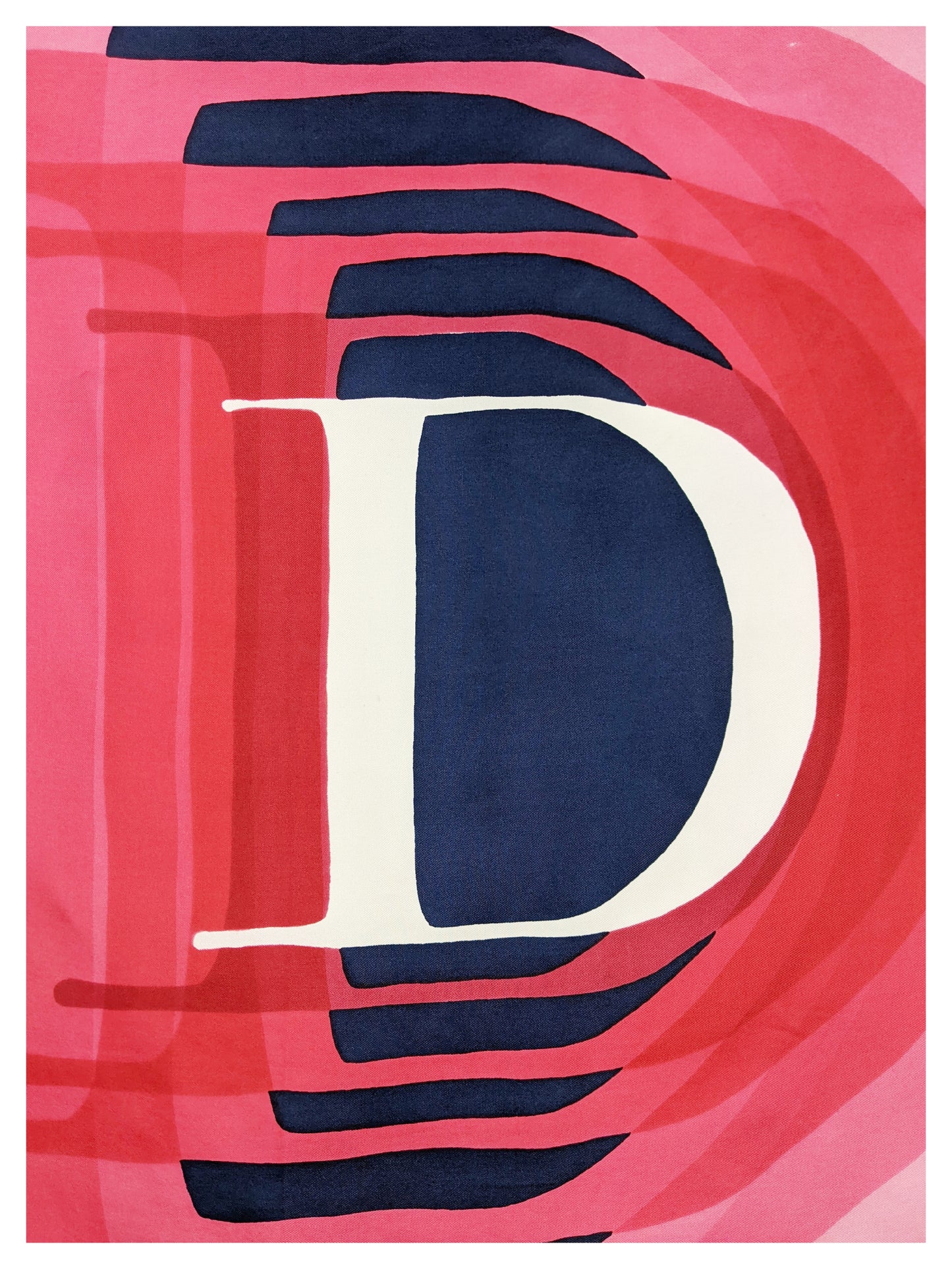 Carré de soie "Christian Dior" 70s