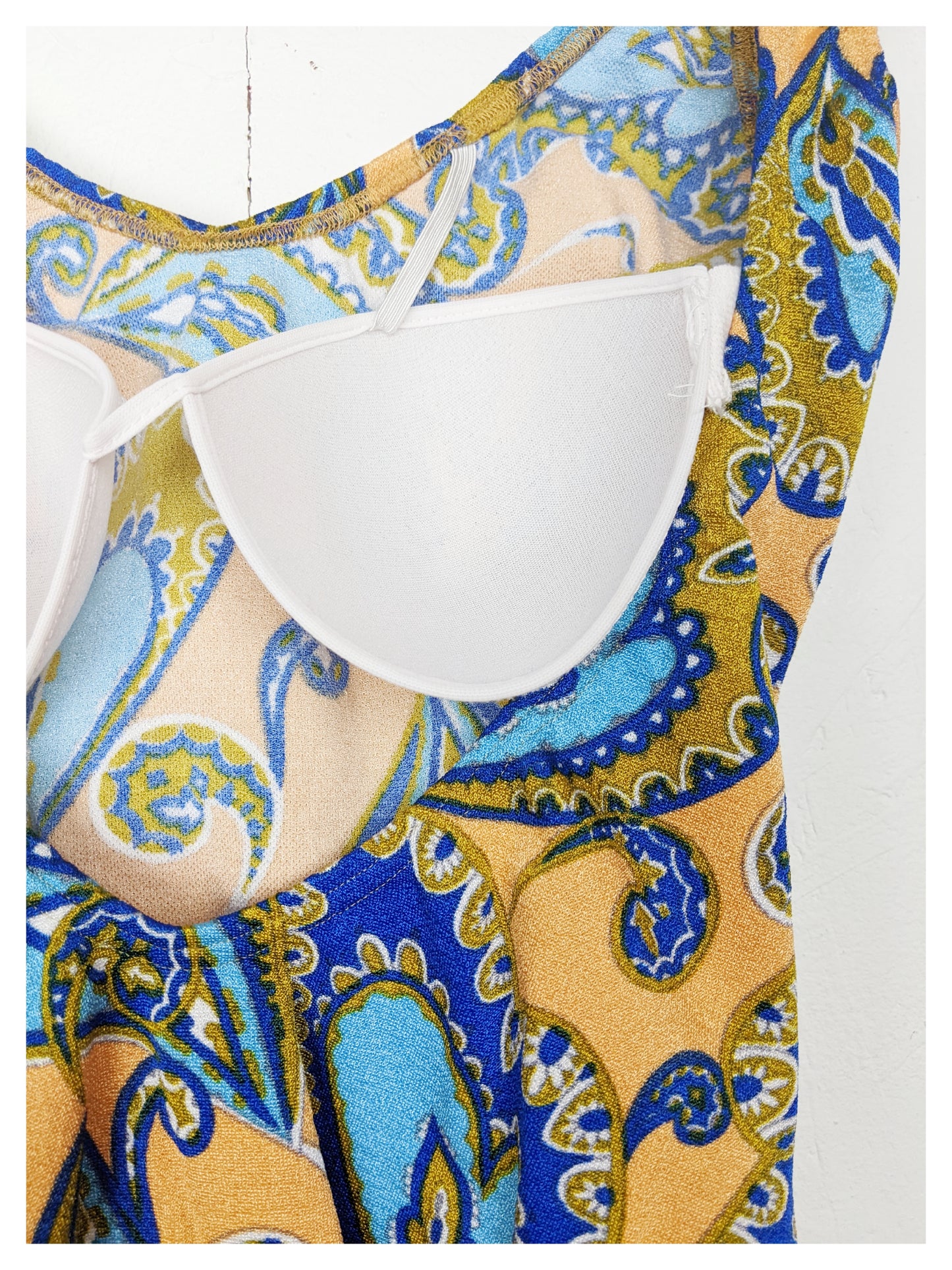 Maillot multicolore psychédélique 70s