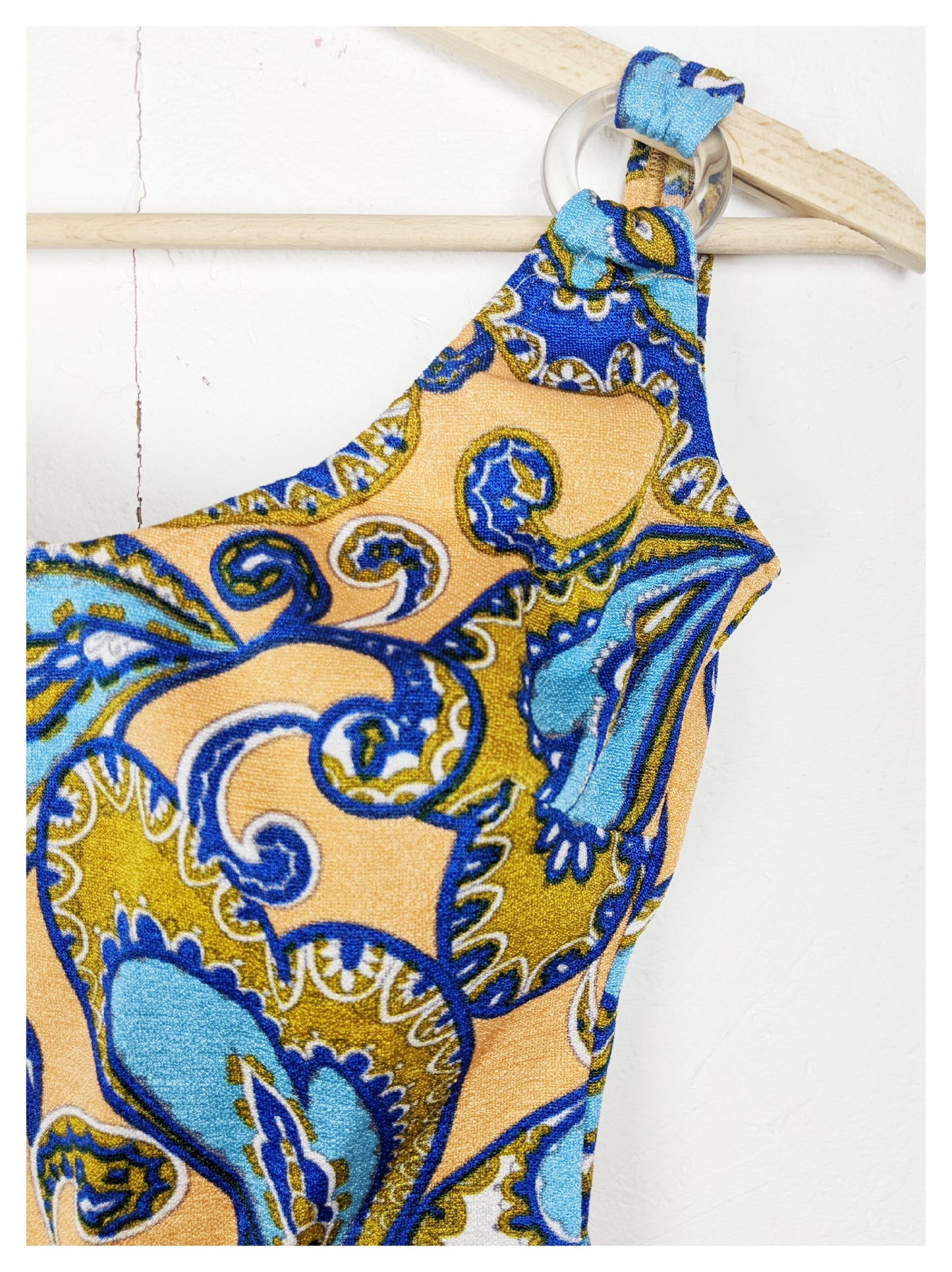 Maillot multicolore psychédélique 70s