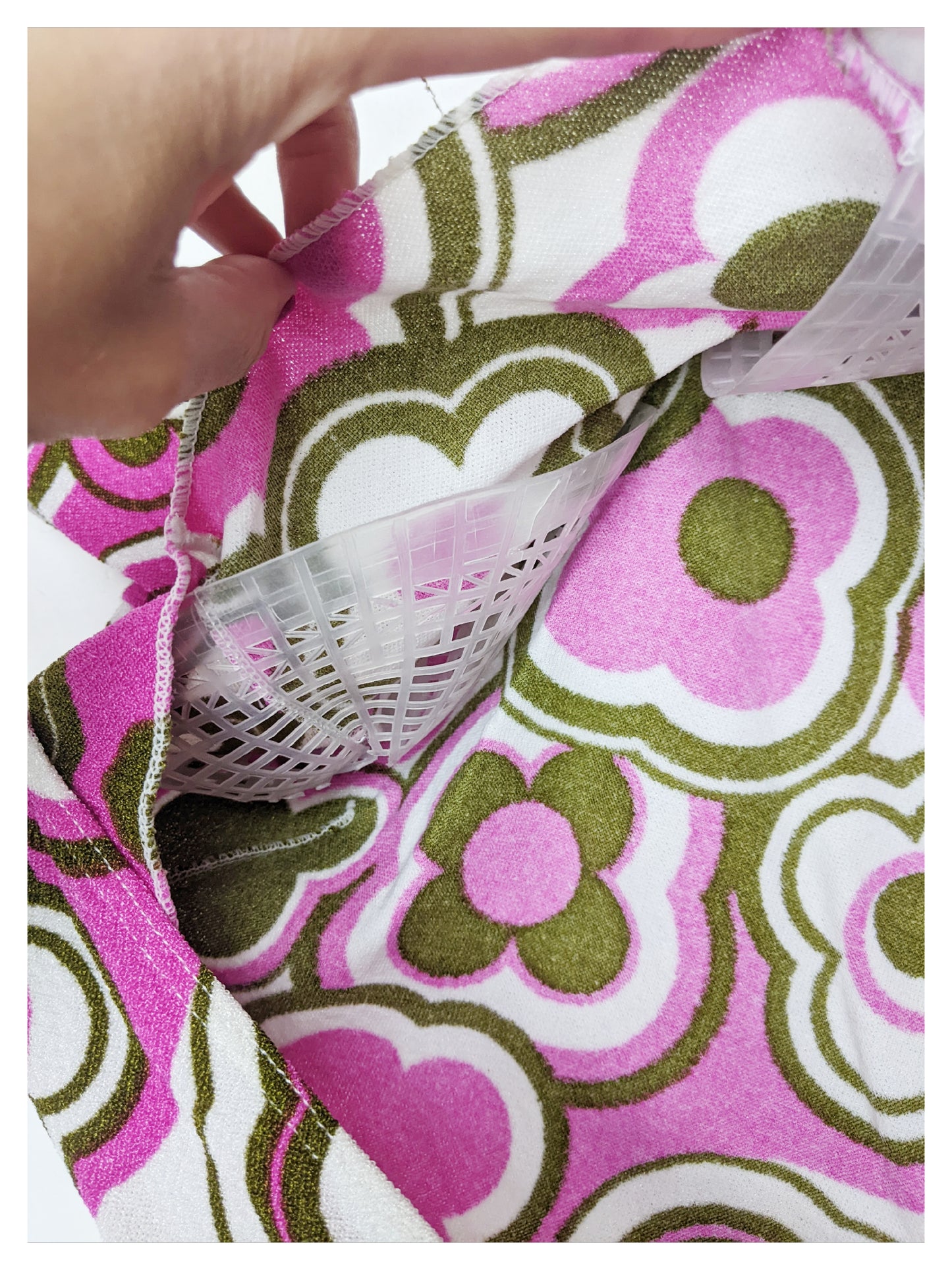 Maillot multicolore à fleurs 70s