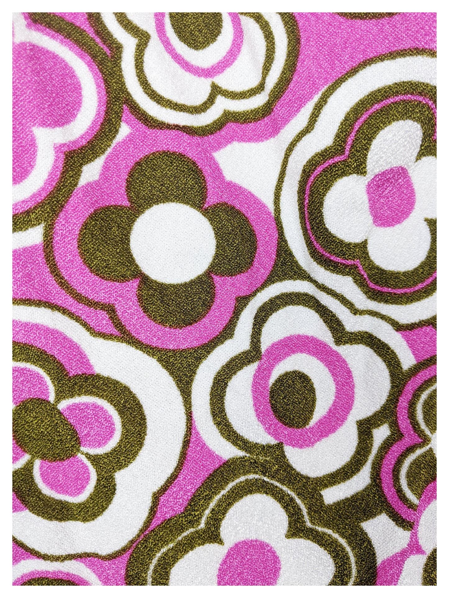 Maillot multicolore à fleurs 70s