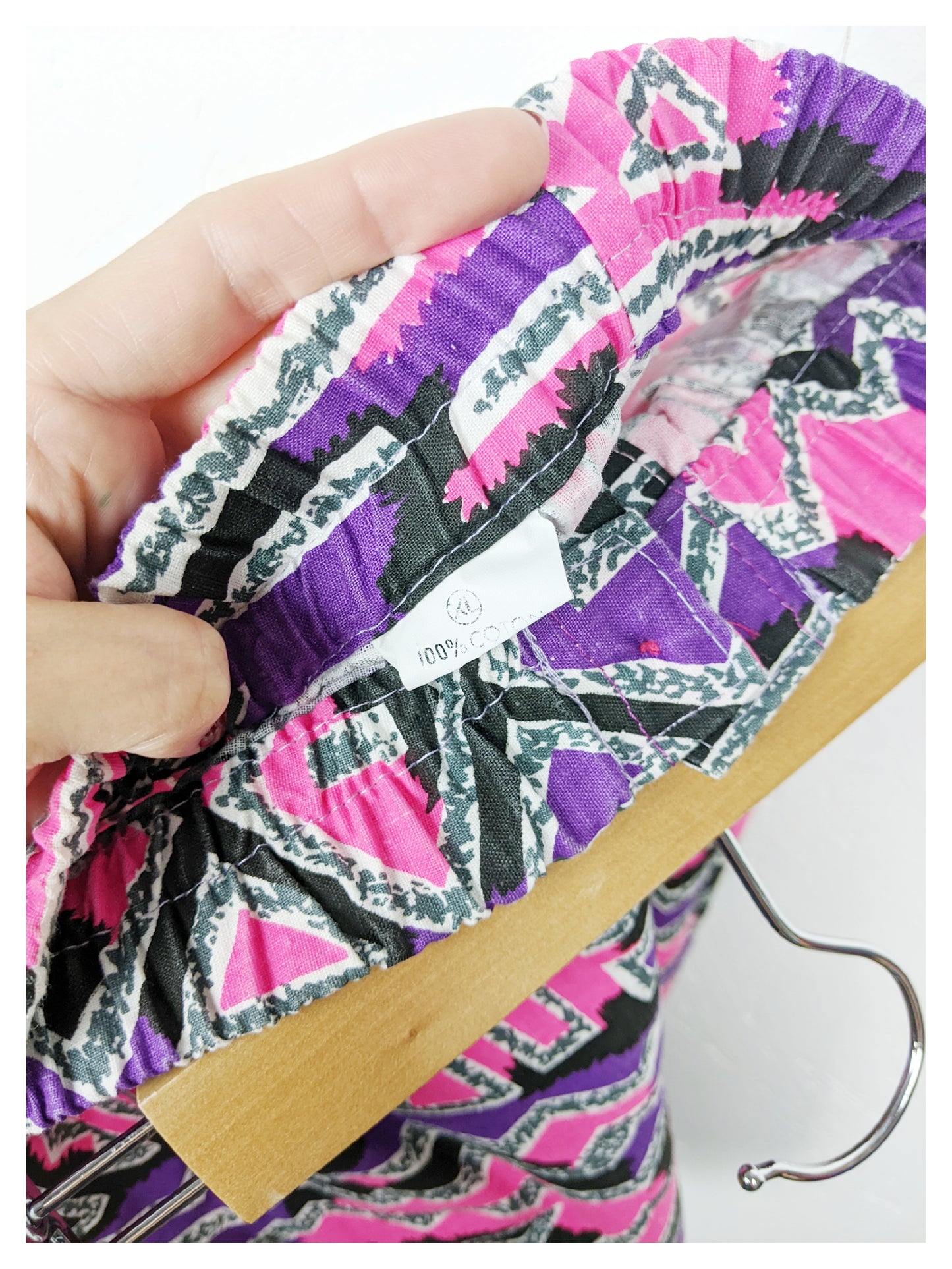 Short multicolore 80s
