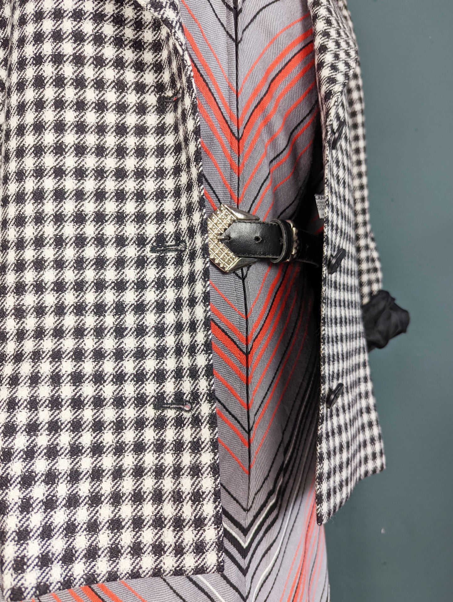 Blazer à petits carreaux 90s