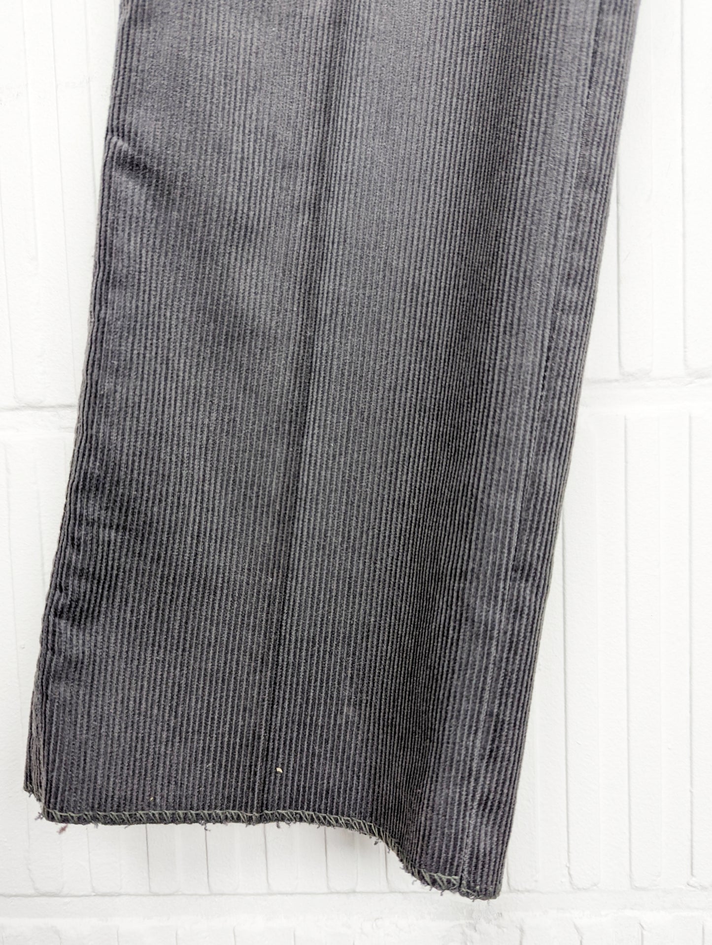 Pantalon en velours taille haute 70s