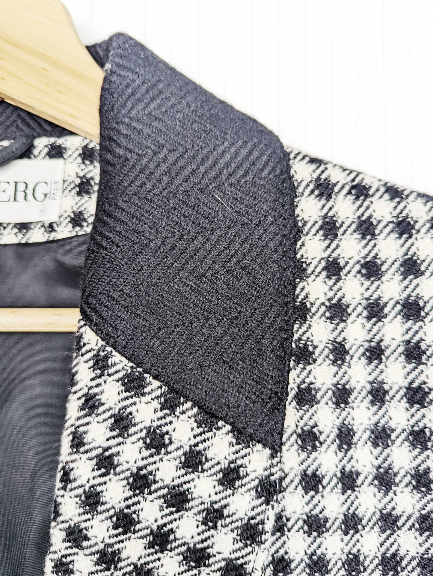 Blazer à petits carreaux 90s