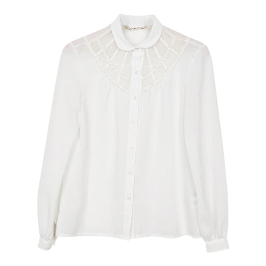 Chemise à broderie 80's