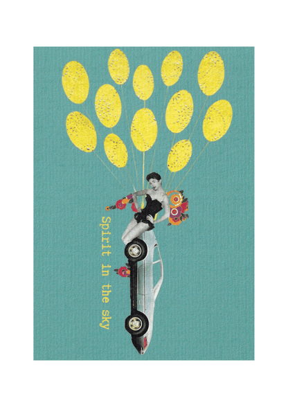 Carte postale "Spirit in the sky"