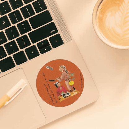 Autocollant "Quoiqu'il arrive, n'en faites pas une affaire personnelle"