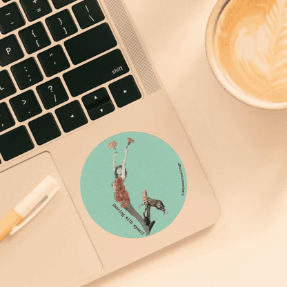 Autocollant "Dancing with myself"