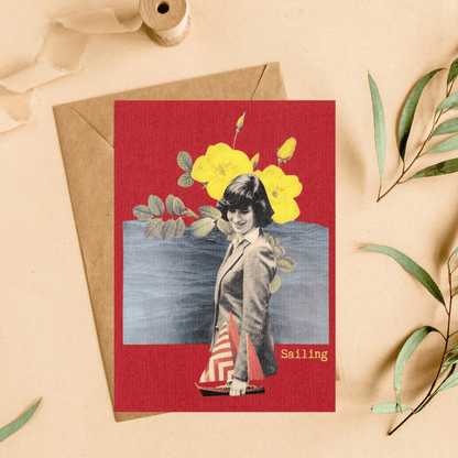 Carte postale "Sailing"