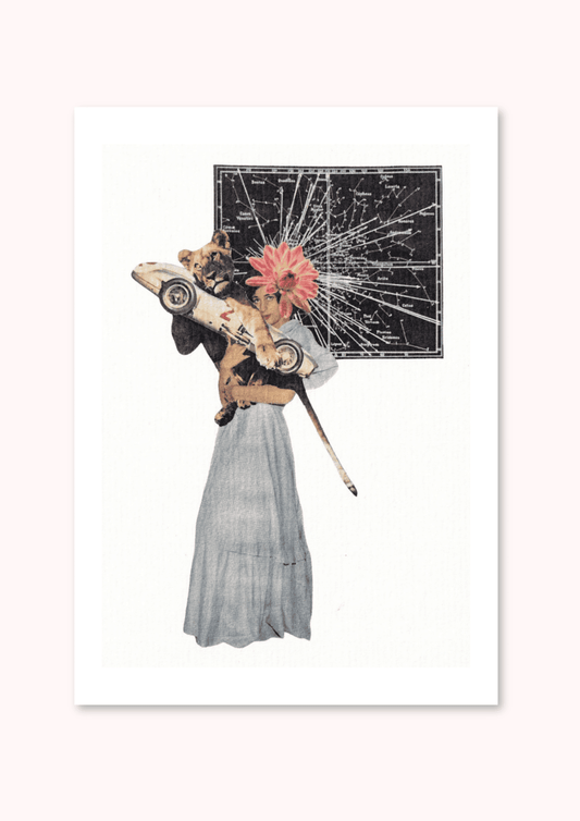 Carte postale "Follow you follow me"