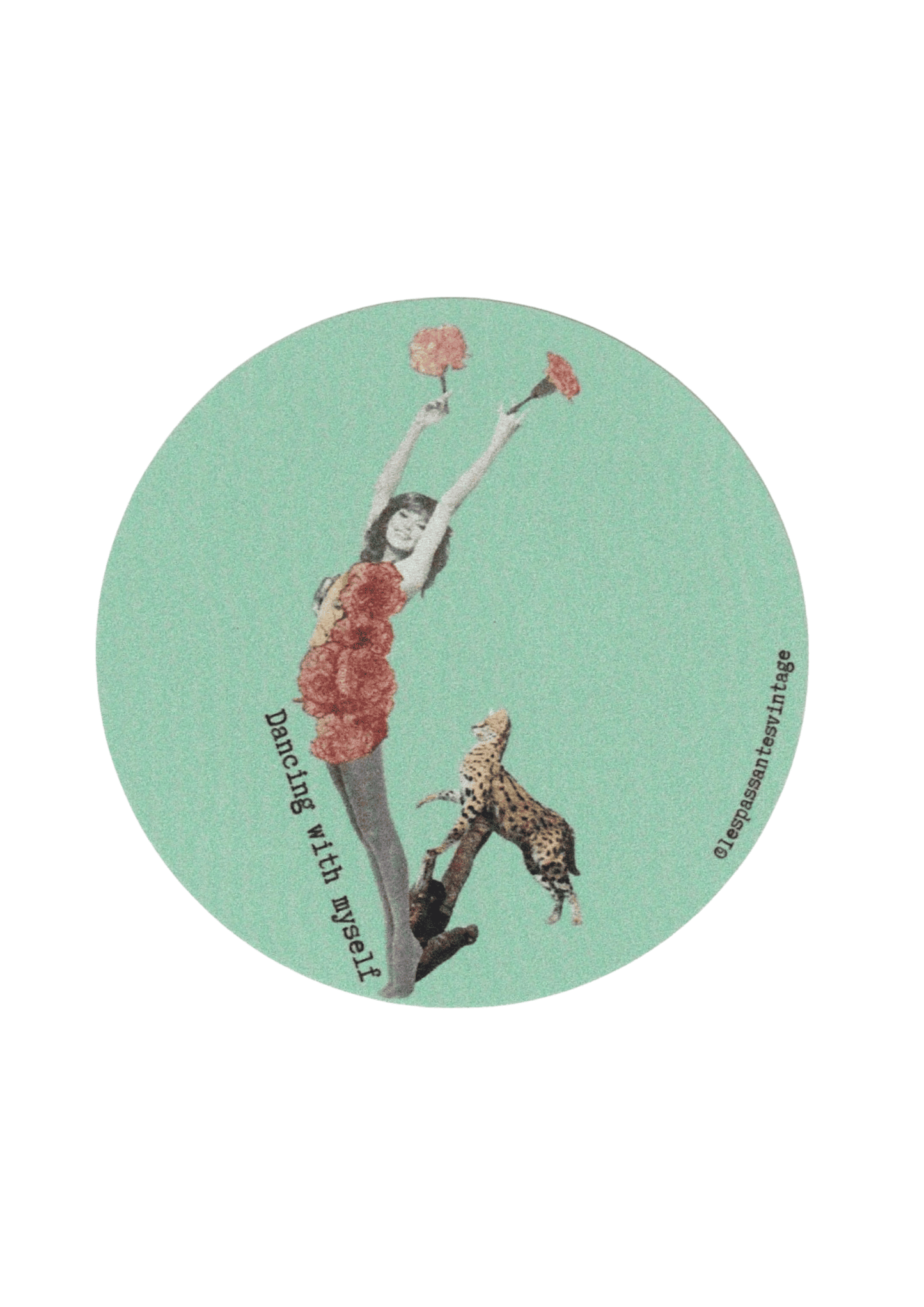 Autocollant "Dancing with myself"