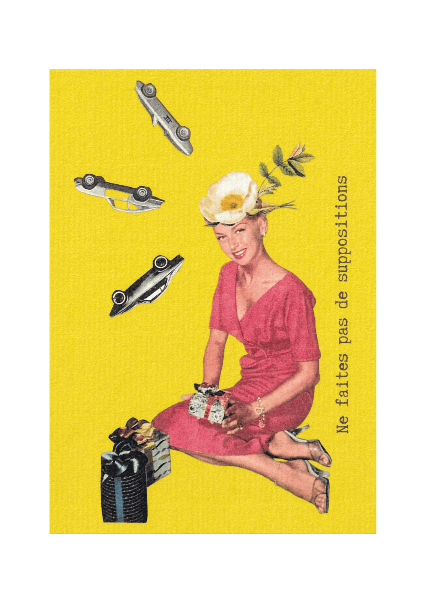 Carte postale "Ne faites pas de supposition"