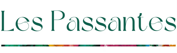 Logo Les passantes vintage en vert