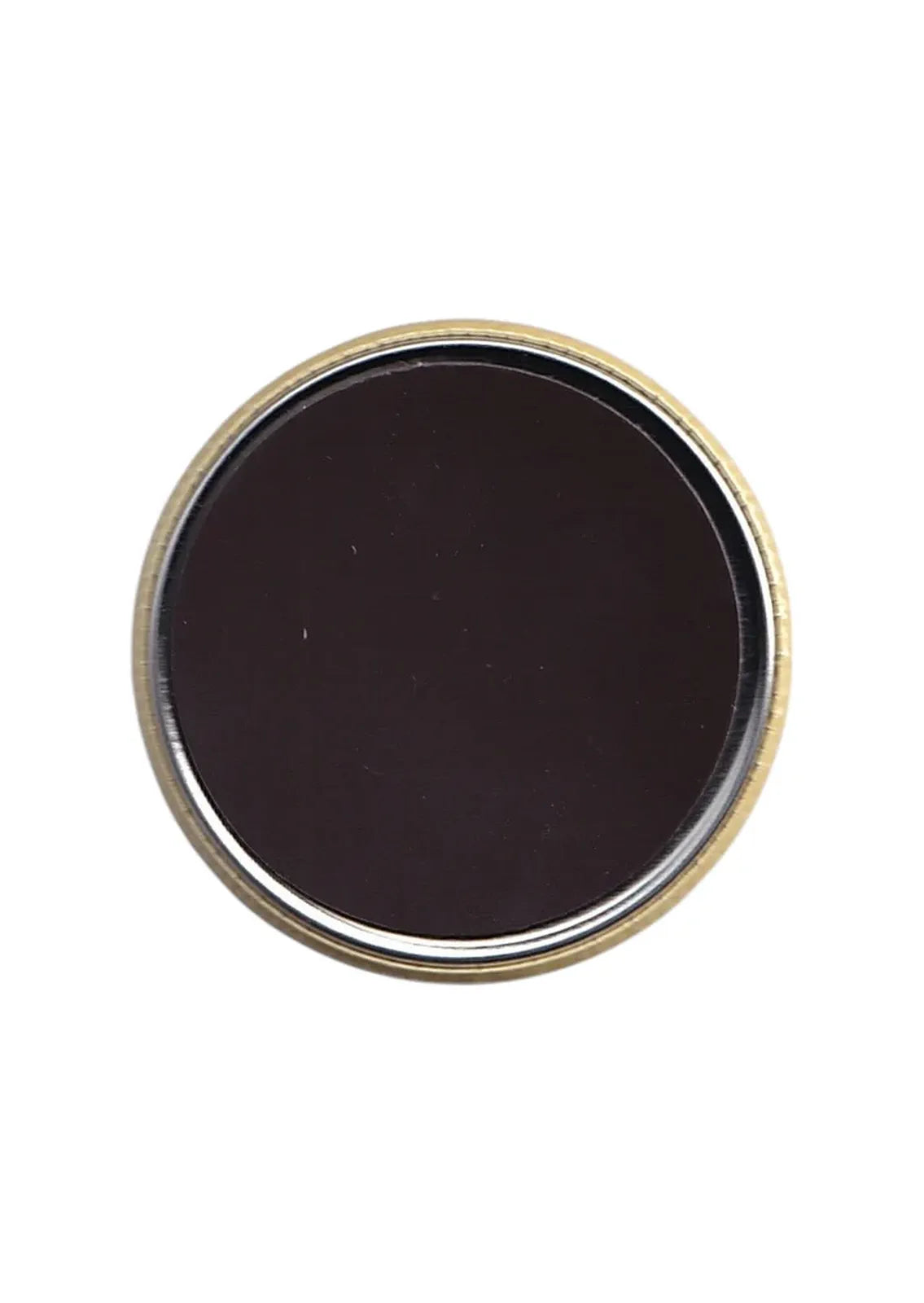 Magnet rond avec dos aimanté noir, accessoire décoratif pour réfrigérateur