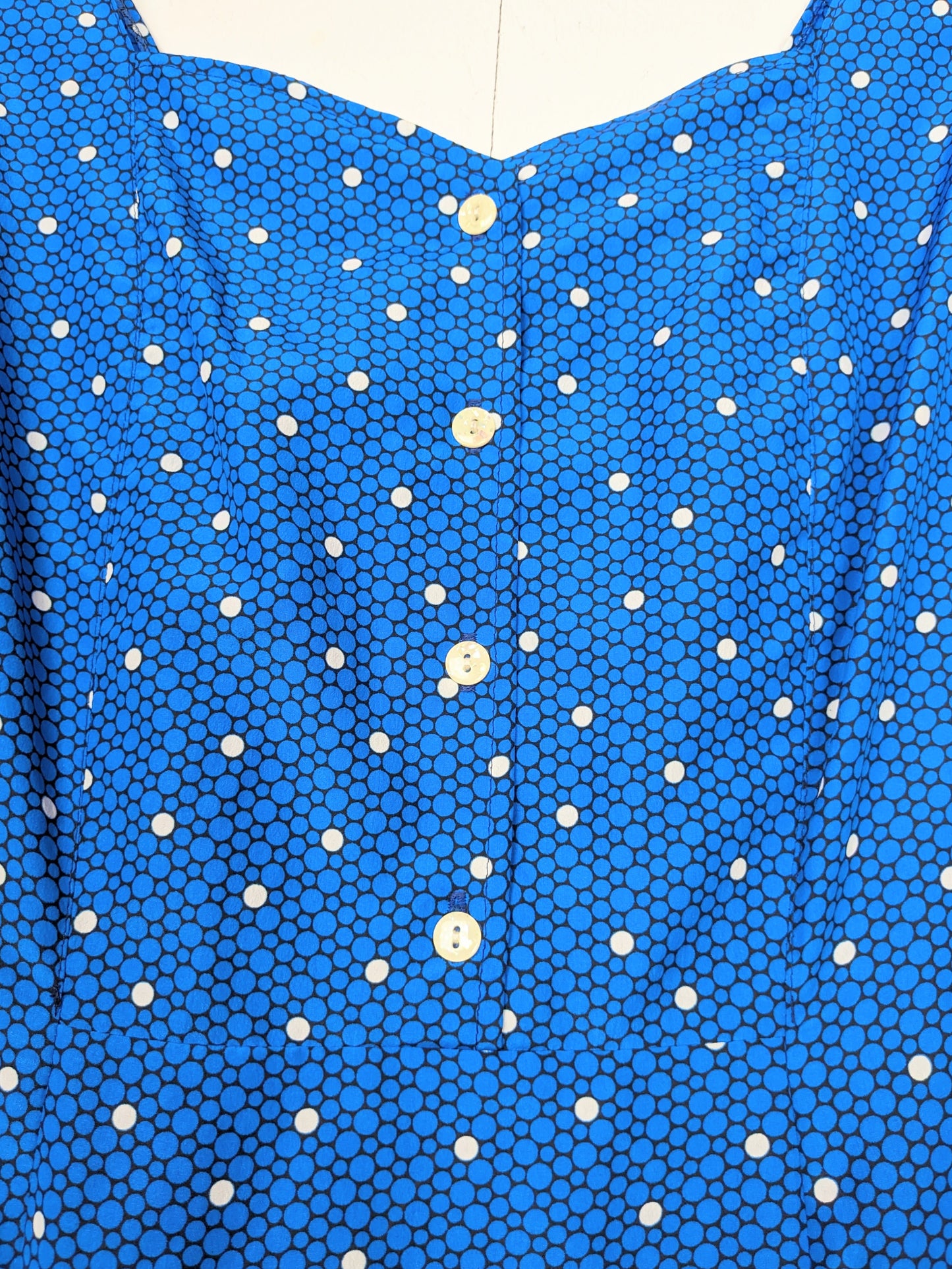 Robe à pois 80s