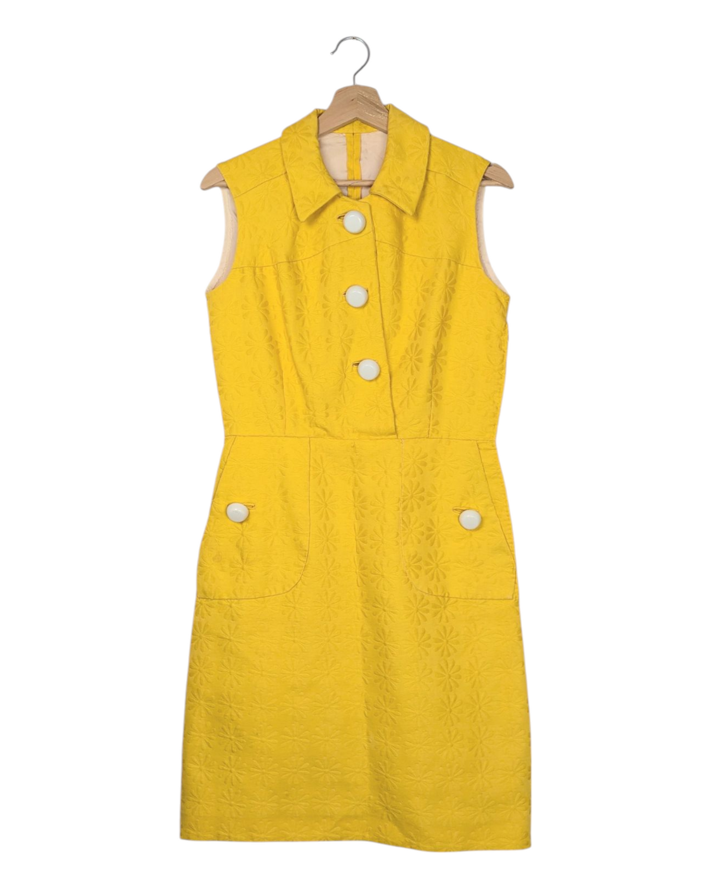 Robe jaune 60s