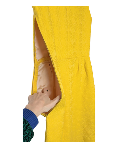 Robe jaune 60s