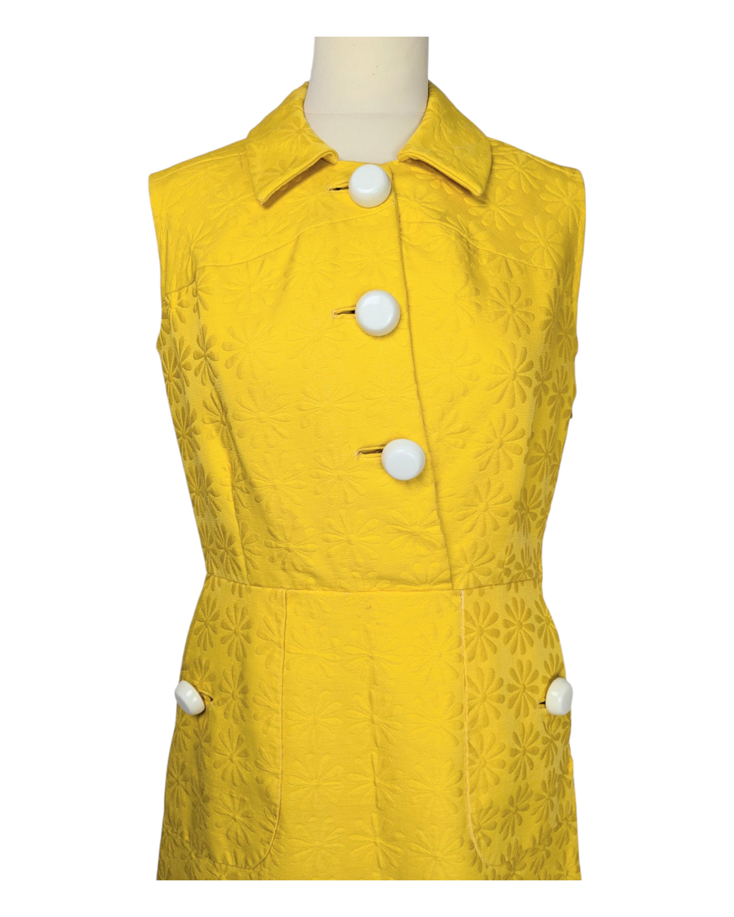 Robe jaune 60s