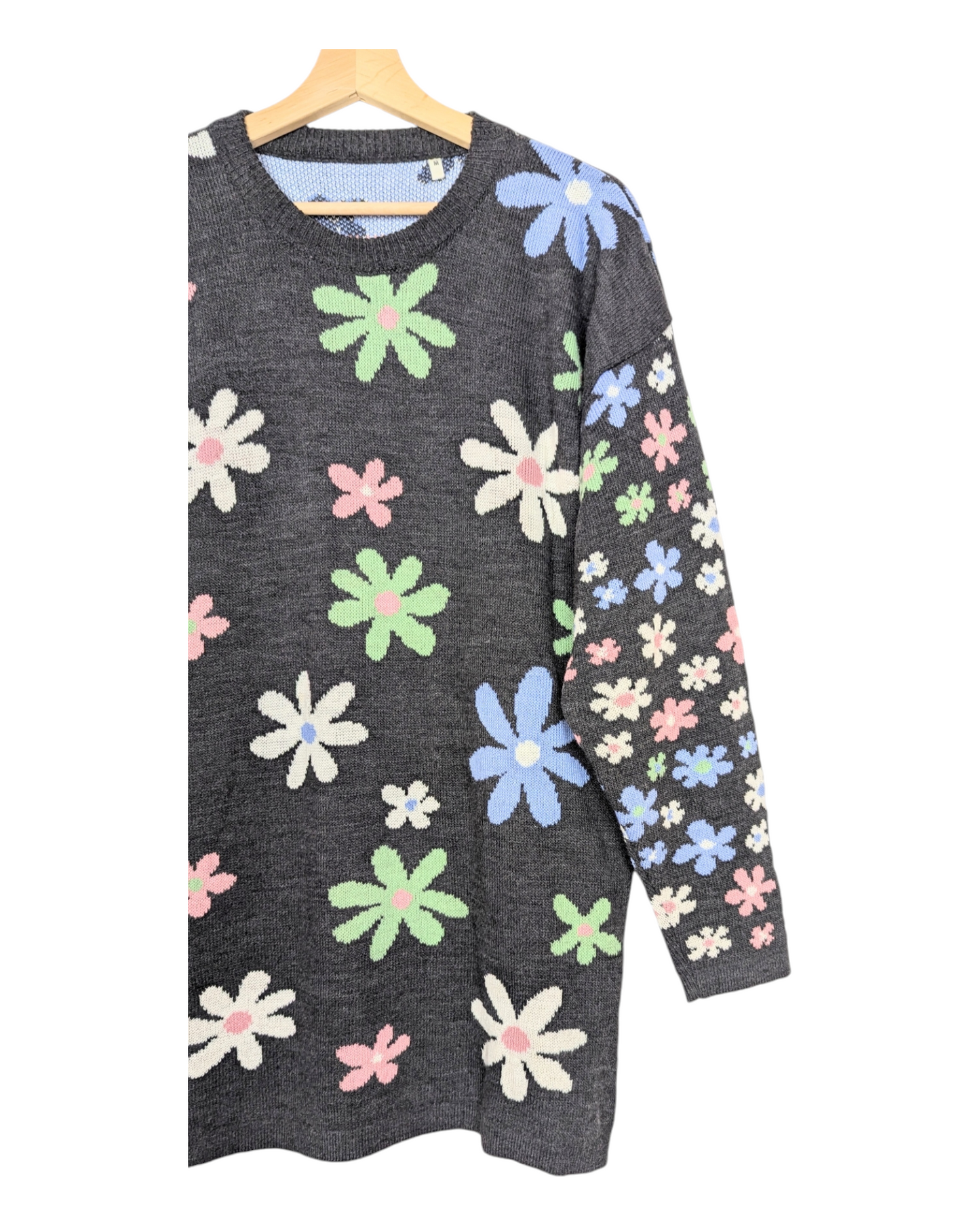 Pull à fleurs 90s