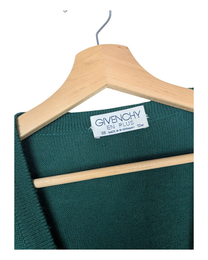 Gilet vert doré 90s