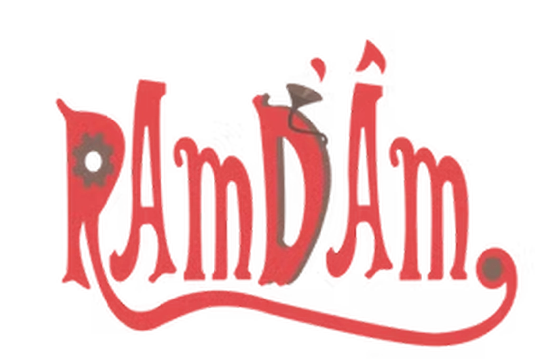 Logo de Ramdam, boutique partenaire Pistacchio.illu à Namur, en Belgique.