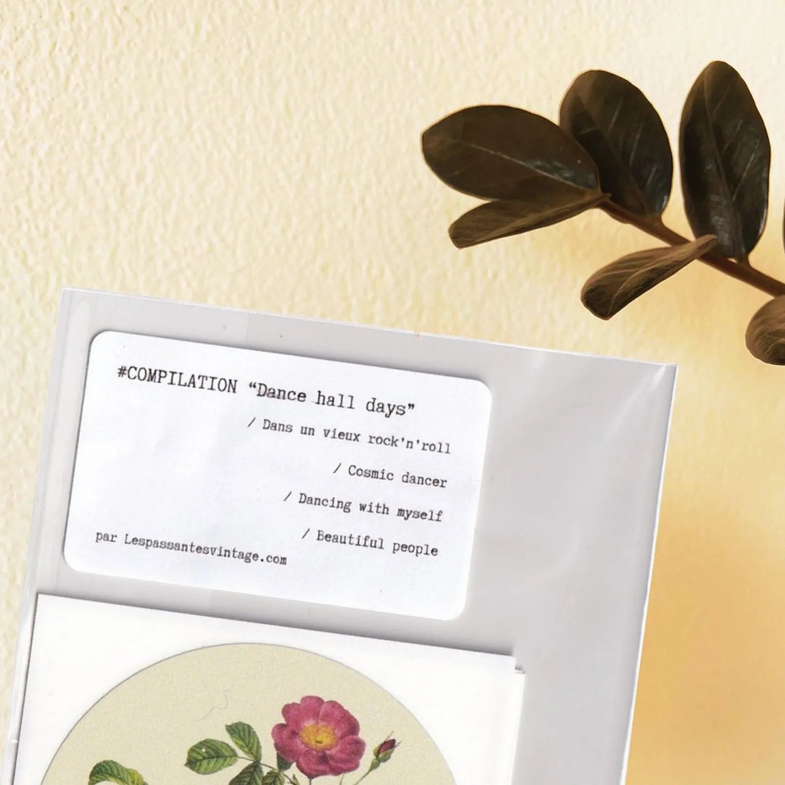 Lot d’autocollants ronds collection Dance Hall Days, collages vintage colorés et stickers artistiques décoratifs
dans pochette transparente