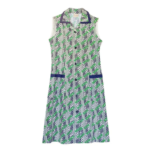 Robe tablier fleurie 80's