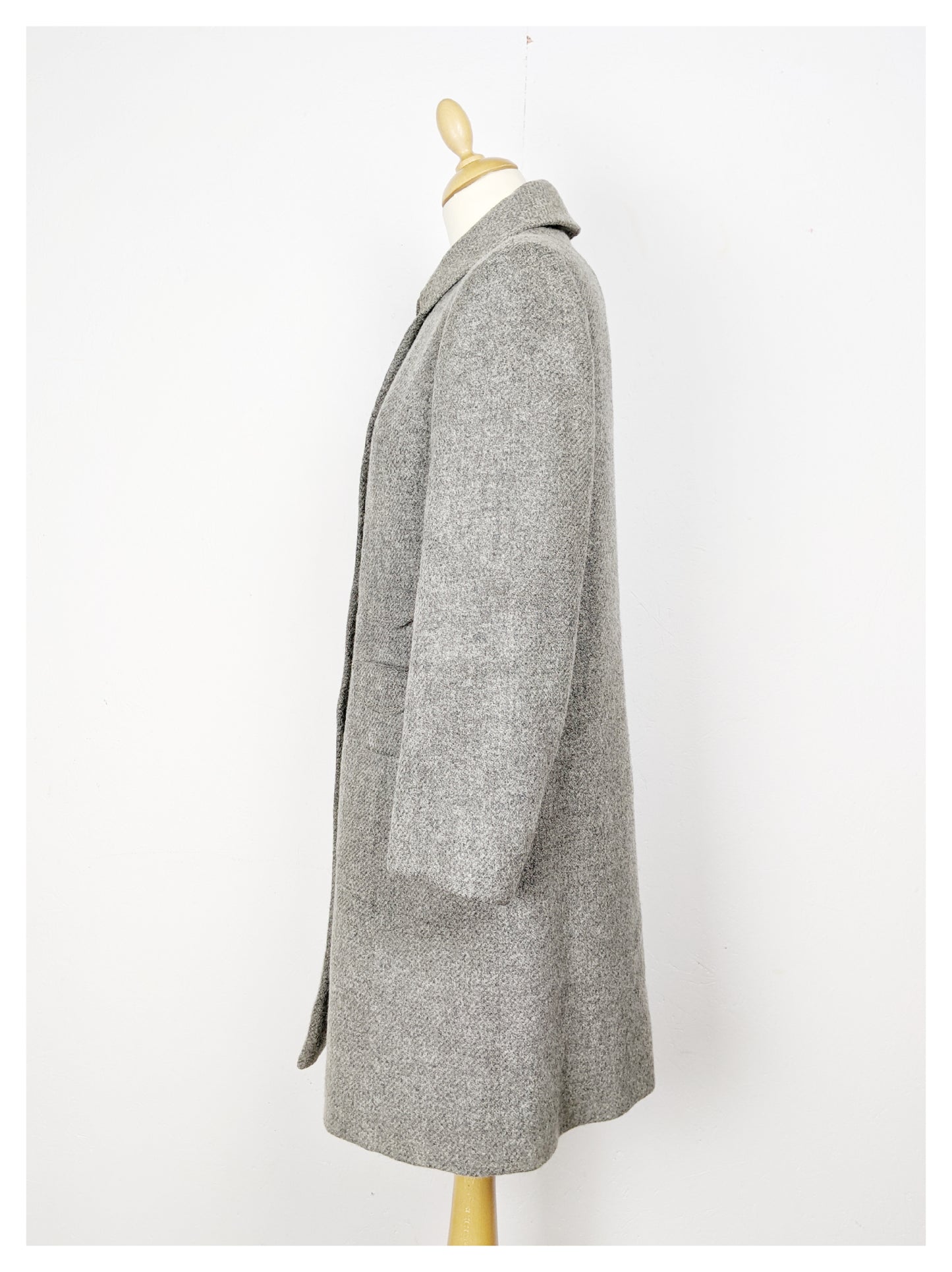 Manteau gris souris 60's