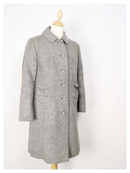 Manteau gris souris 60's