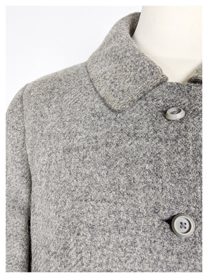 Manteau gris souris 60's