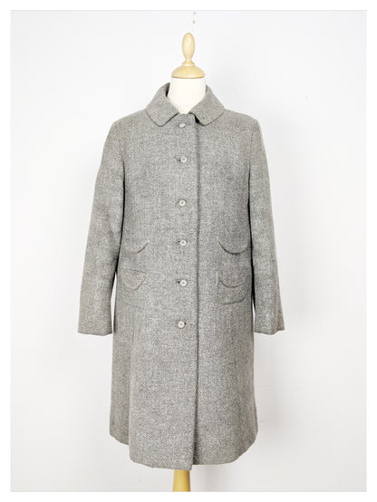 Manteau gris souris 60's