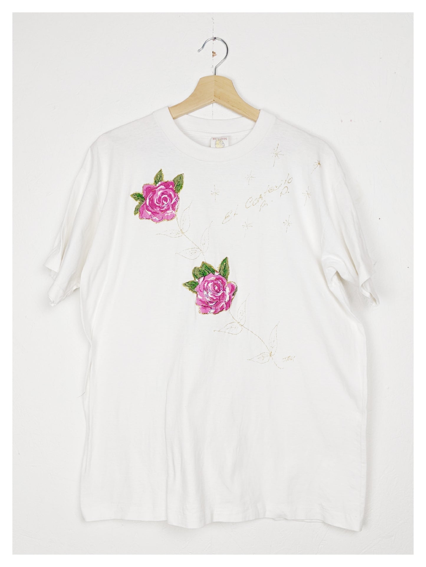 T-shirt de roses 90s