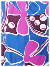 Carica l&#39;immagine nel visualizzatore di Gallery, Maillot multicolore à fleurs 70s
