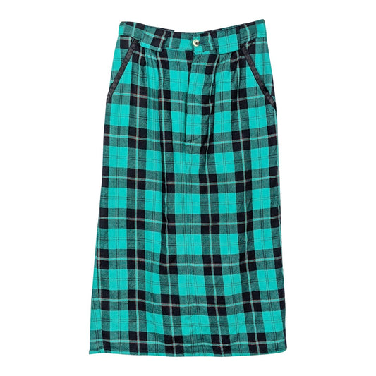 Jupe Tartan turquoise 80's