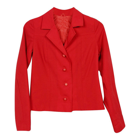 Veste tailleur rouge 60's